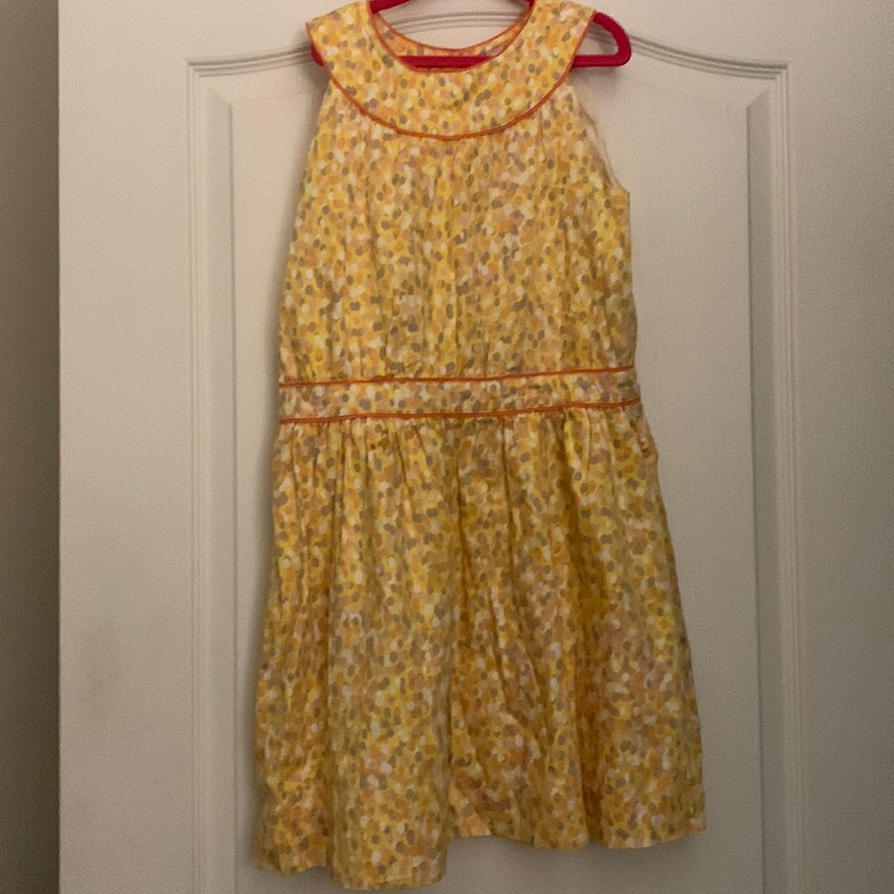 Brooks Brothers “Fleece” Yellow Summer Dress. Size 10.